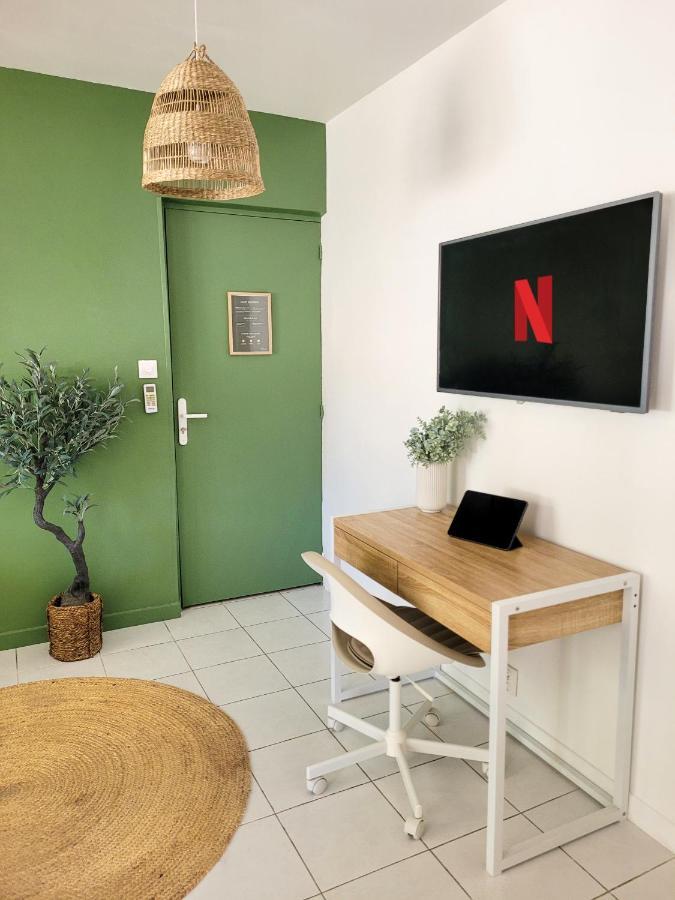 Studio Double Climatise Avec Terrasse - Proche Tram & Centre Montpellier Ngoại thất bức ảnh