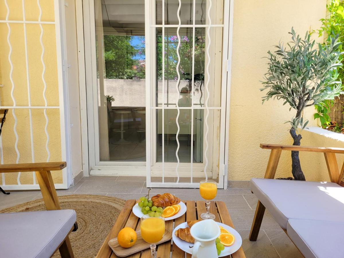 Studio Double Climatise Avec Terrasse - Proche Tram & Centre Montpellier Ngoại thất bức ảnh